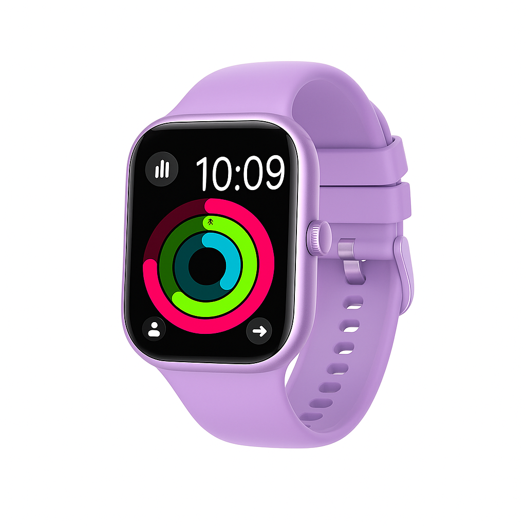Smartwatch Deportivo IP68 – Pantalla HD 1.96” | 113+ Modos | Bluetooth | Púrpura